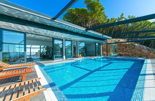 Brela Apartment | Two bedroom apartment with a swimming pool Brela, Makarska (A-19834-d)