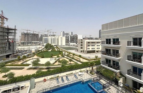 Al Barsha Apartment | Vacationer Holiday Homes I Upgraded 1 Bed with Pool View l Arjan