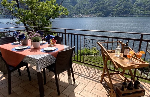 Nesso Apartment | Water Front Property with Lake Access & Boat Dock