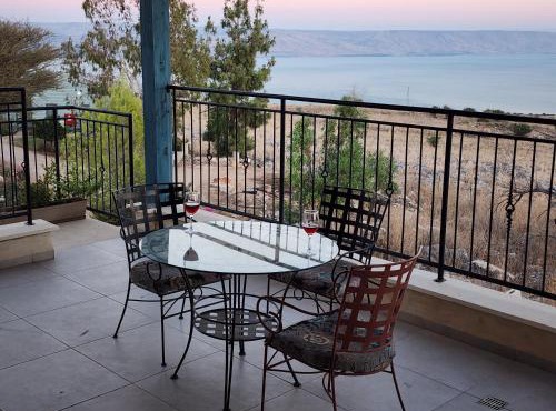 מול הכנרת Over looking the Sea of Galilee