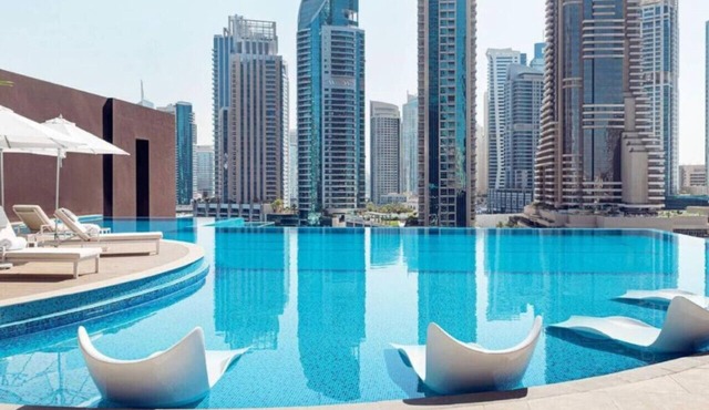 1607 - Marina Gate - 2 · Pool view with balcony Marina Gate/Beach-JBR-Mall