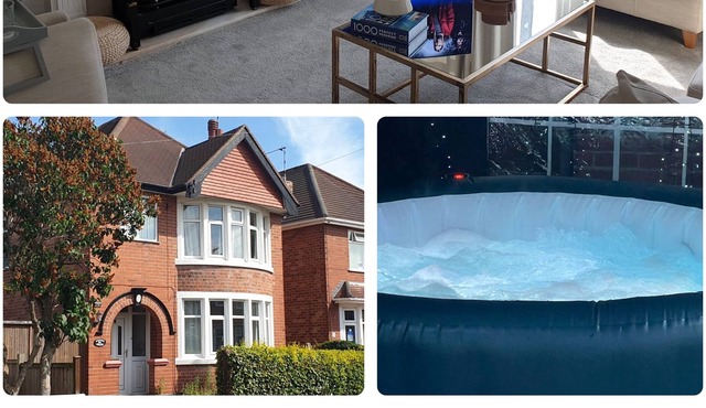 2 Bed House with hot tub | Private parking.