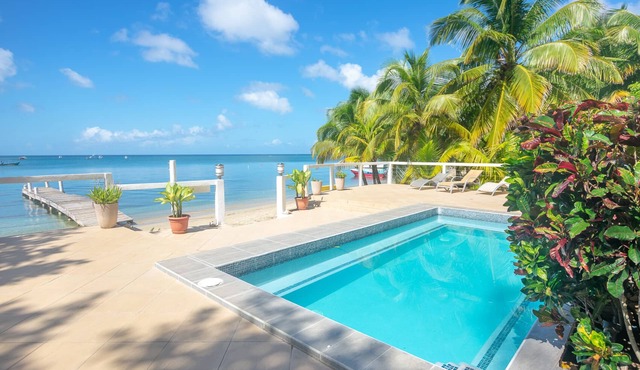 2 bedroom beachfront in West End with amazing sunset view