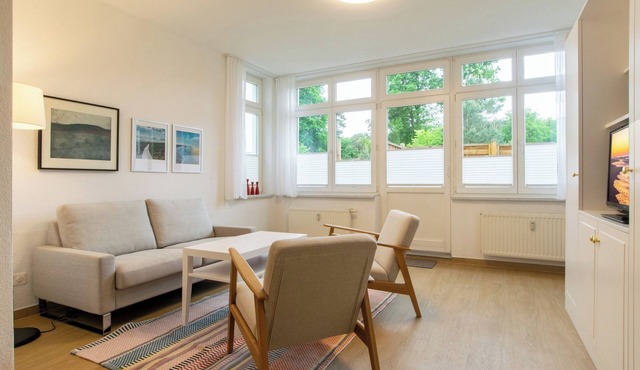 3-room vacation apartment directly on the Baltic Sea - use of sauna in the house included!