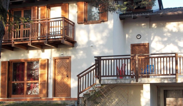A small house surrounded by greenery but not far from Trento and Garda