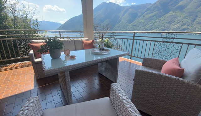 Amazing Lake Views from Large Terrace. Swimming and Boat Dock on Property
