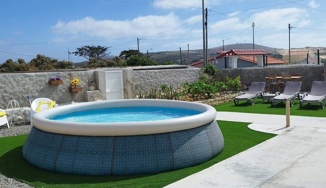 Apartment 'Moradia Girassol Porto Santo' with Mountain View, Private Pool and Wi-Fi
