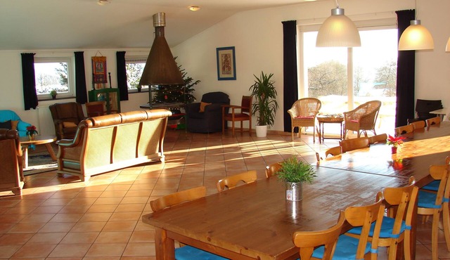 Ardennen: spacious, wheel accessible holiday house, 400m² with a wonderful view