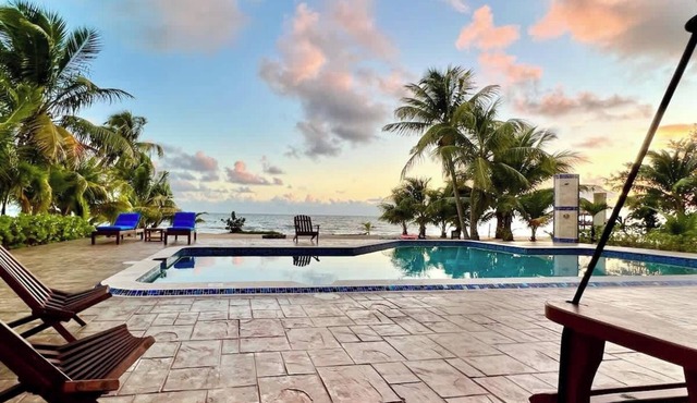 Beachfront Villa with a Pool and 360° Views - 0 min walk to beach