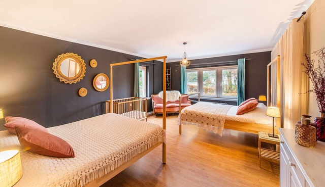 Beautiful group house with large garden