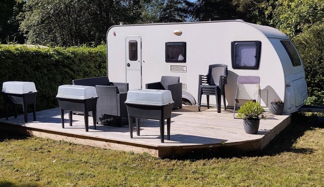 Belgian Ardennes lovely 4-person caravan