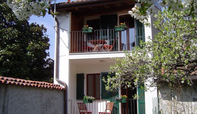 Bright house near the lake