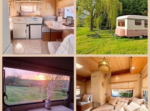 Caravane 'So Cute and Cosy' à la Ferme de la Chevêche - près de Namur - Ardennes