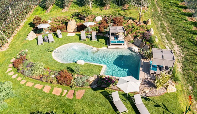 Chalet "Apfel Feld-Hof" with Whirlpool, Saltwater Pool and Terrace