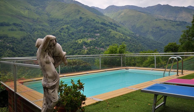 CHALET WITH POOL FOR 2 PEOPLE IN VALLEY ALBANO