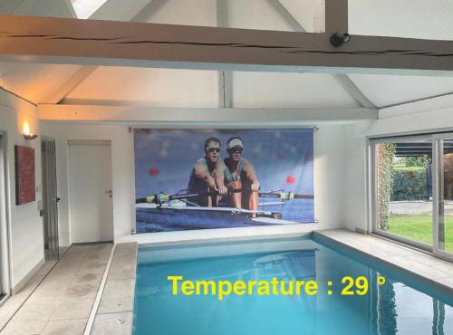 Chambre d hôtes Le Joyau with indoor pool and sauna