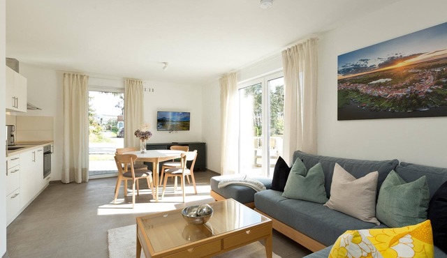 Comfortable vacation apartment - Haus an der Sonne ground floor 107 - with terrace & sauna