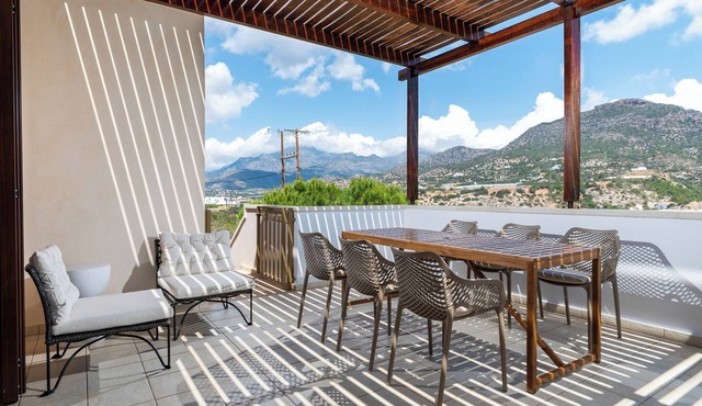 Ef Zin Pearls of Crete | Terrace+BBQ - Beach 150m
