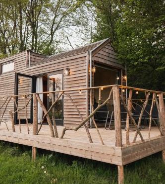 Ekko tiny house et sauna extérieur