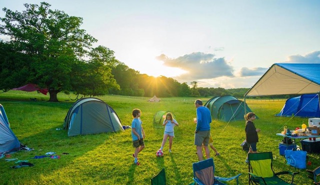 Farmstay riverside bring your own tent camping with activities firepit