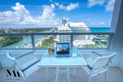 FontaineBleau Ocean View with Balcony & Beach Access