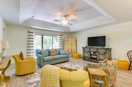 Furnished Patio: Hilton Head Island Resort Cottage