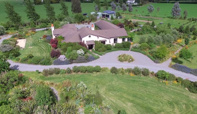 Gorgeous Wheelchair Accessible Vacation Rental Surrounded by Idyllic Gardens and Farmland near Masterton, New Zealand