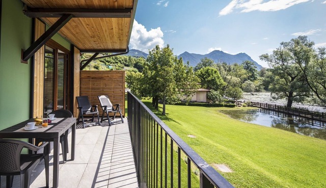 Holiday Apartment "1" with Lake View, Shared Pool & Shared Garden