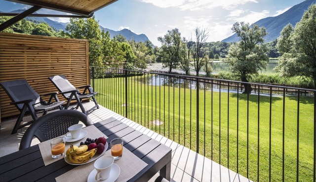 Holiday Apartment "2" with Lake View, Shared Pool & Shared Garden