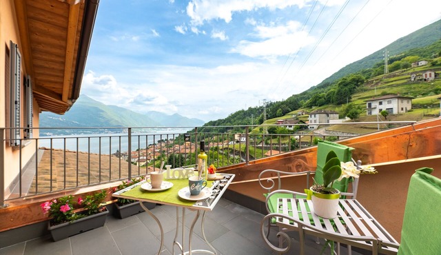 Holiday Apartment "Orchidea Terrazzo Sul Tetto" with Balcony, Shared Pool & Wi-Fi