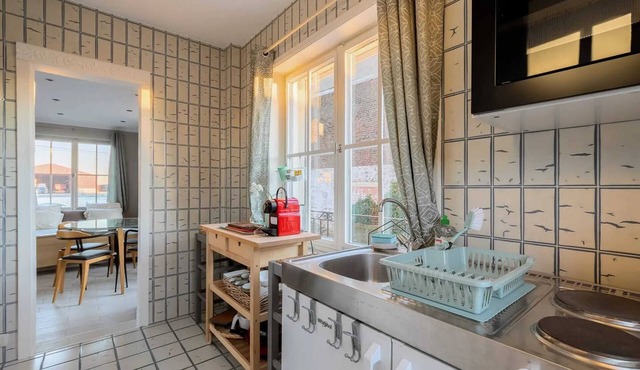Homerez - Cozy apartment in Courcelles 35 m² with relaxing terrace