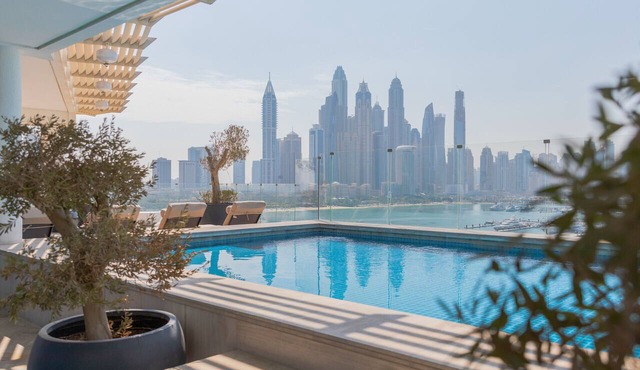 Jaw-dropping 3BR Apt W/Seaview & Private Pool