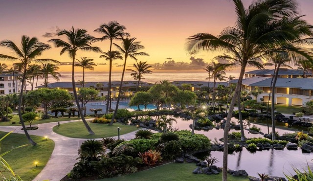 Kauai South Shore Escape with Spacious 2BR at Poipu Resort Retreat