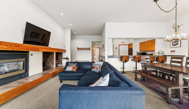 Keystone Condo Set Amongst Pines w/Private, Covered Deck for Stunning Views!