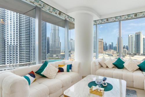 King 2BR With Burj Khalifa View In Boulevard Point