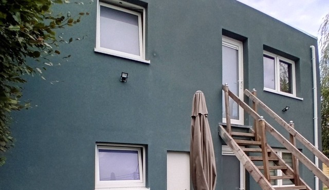 L'Evasion Thudinienne, gîte on the 1st floor accessible by an outside staircase