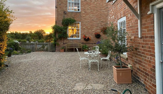 Listed self contained cottage a quiet elevated position with magnificent views