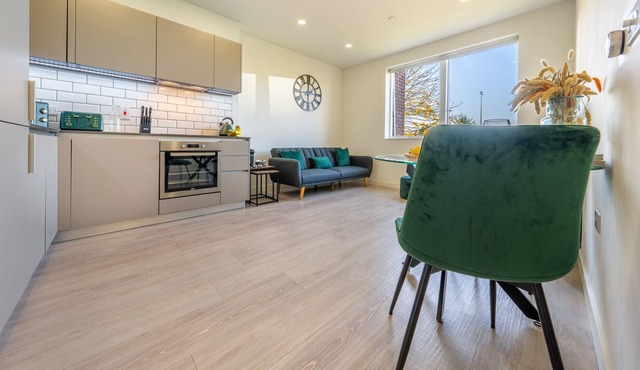 Luxury 1 Bedroom Apartment with Roof Terrace and G