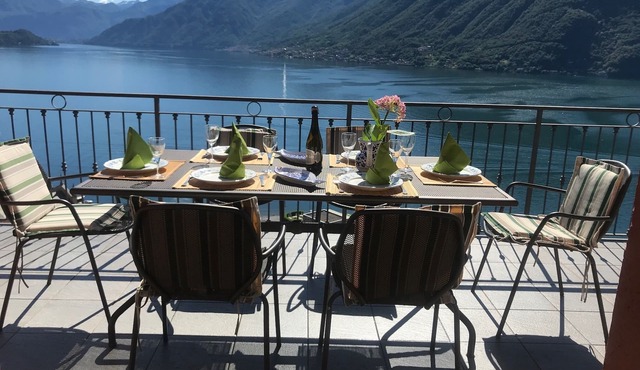 Magnificent 180-Degree Lake Views of Lake Como from the Terrac