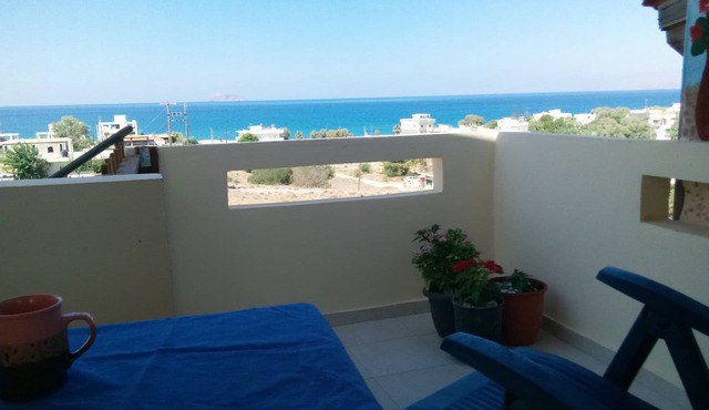 Michael's studio near sea near Matala amazing view south Crete