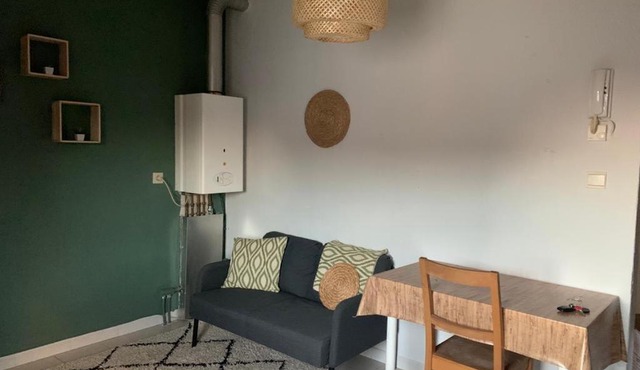Modern studio in Saint-Nicolas, 35m², city view, parking