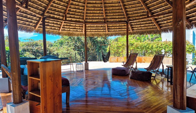 New Beach House with Direct Beach Access in North Guiones, Nosara