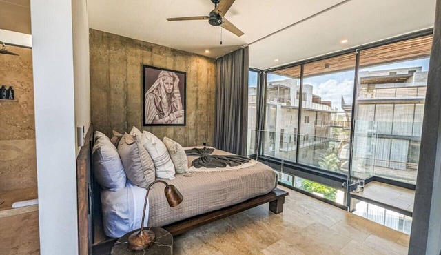 Nuju Rentals|1BR Penthouse|Jacuzzi, Gym, Sauna&BBQ
