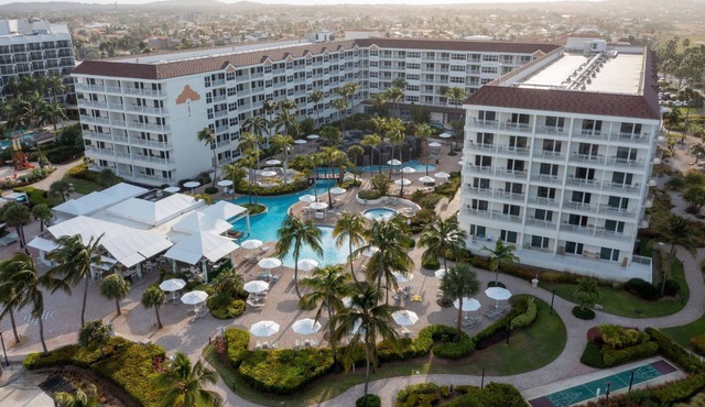 Ocean View! Beachfront Aruba Get Away! Family Friendly Resort