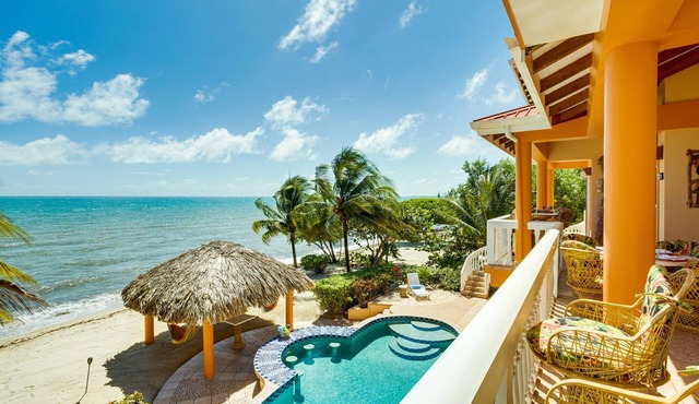 Premier 2BR Beachfront Villa with Pool Access