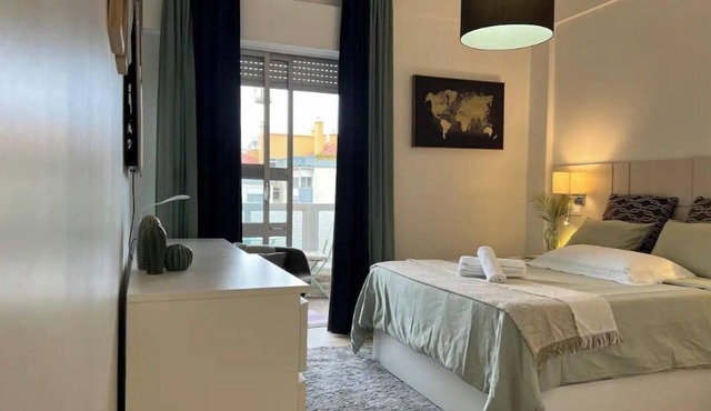 Private bathroom in apartment shared with other guests
