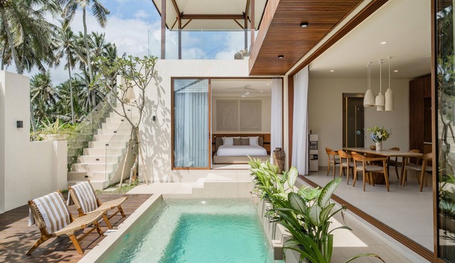 Private Pool Villa Ubud - Luxury 2BR with Rice Field Views