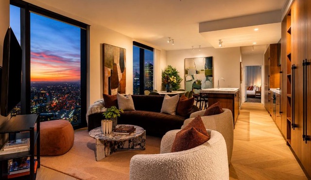 Sky-High Opulence Panoramic Melbourne Views