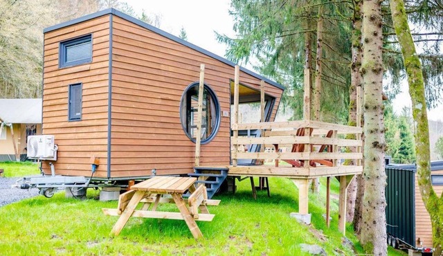 Spend the night in the middle of the Ardennes in your own Laidback Cabin!