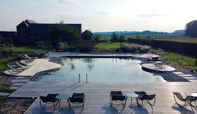 Splendid Castle in Perwez-Haillot with Sun-loungers